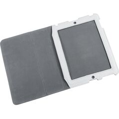 Etui na tablet Quer Etui dedykowane do Apple iPad 2 skóra białe naturalna