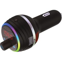 Transmiter FM PeiYing Transmiter samochodowy FM z funkcą bluetooth i dwoma gniazdami USB
