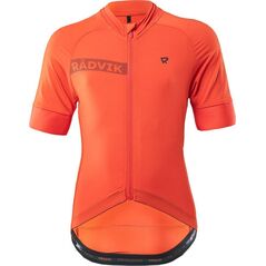 Radvik Koszulka rowerowa dziecięca Radvik Bravo Jrb pomarańczowa rozmiar 152