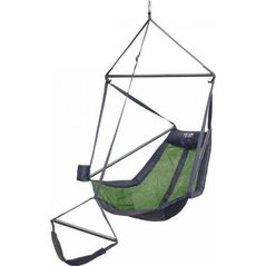Eno Lounger Hanging Chair, Lime/ Charcoal