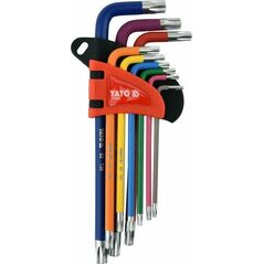 Yato YATO KLUCZE TORX FAJKOWE 9szt. T10-T50 05633