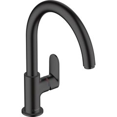 Bateria kuchenna Hansgrohe Vernis Blend M35 stojąca czarna matowa (71870670)