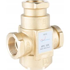 Afriso Zawór temperaturowy ATV 335, DN25, Rp1", kvs 9, 55°C