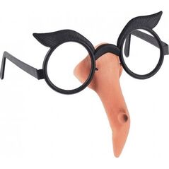 GoDan Okulary z nosem Baba Jaga one size