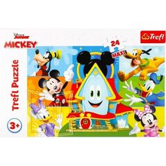 Trefl PUZZLE MAXI 24 Myszka Miki i przyjaciele 14351
