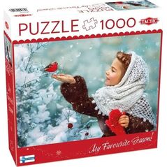 Tactic Puzzle 1000 Girl with Red Mittens