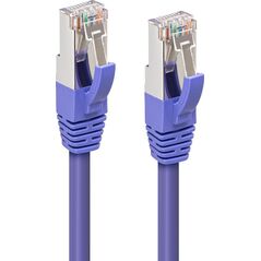 MicroConnect CAT6A S/FTP 10m Purple LSZH