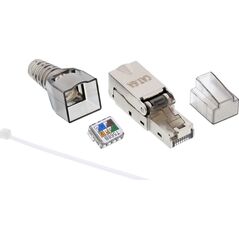 InLine InLine® RJ45 plug Cat.6A 500MHz, field-installable, shielded