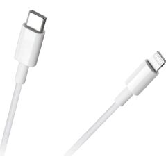 Kabel USB Rebel USB-C - Lightning 1 m Biały (LEC-RB-6009-100-W)