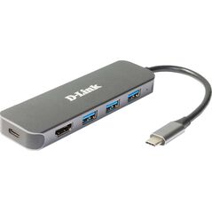 HUB USB D-Link D-Link DUB-2333  5-in-1 USB-C Hub mit HDMI/USB-PD retail