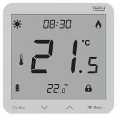 Tech Regulator pokojowy przewodowy, dwustanowy r T-3.1, biały STT-3.1WH