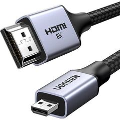 Kabel Ugreen HDMI Micro - HDMI 1m czarny (15516)