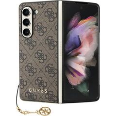 Guess Etui Guess GUHCZFD5GF4GBR Samsung Galaxy Z Fold 5 hardcase 4G Charms Collection brązowy/brown