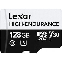 Karta Lexar High-Endurance MicroSDXC 128 GB Class 10 UHS-I/U3 V30 (LMSHGED128G-BCNNG)