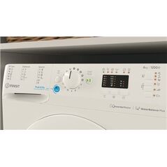 Pralka Indesit INDESIT Washing machine BWSA 61294 W EU N Energy efficiency class C, Front loading, Washing capacity 6 kg, 1151 RPM, Depth 42.5 cm, Width 59.5 cm, Display, Big Digit, White one size