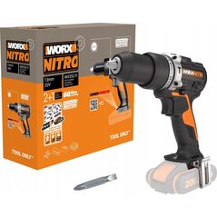 Wiertarko-wkrętarka Worx Bezszczotkowa Wkrętarka Udarowa WORX WX352.9 20V