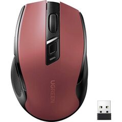 Mysz Ugreen Bezprzewodowa mysz UGREEN MU006 2.4 GHz + Bluetooth 5.0 (czerwona)