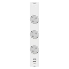 Listwa zasilająca Woox WOOX R6132 Inteligentna Smart listwa WiFi, 3 gniazda AC, 2 porty USB 2.0, 2 porty USB-C