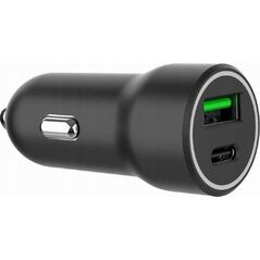 Ładowarka Gembird GEMBIRD Szybka ładowarka samochodowa 2x USB Type-C PD 20W czarna