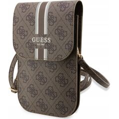 Guess Guess 4G Stripes - Torebka crossbody na telefon (brązowy)