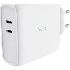 Ładowarka Trust TRUST nabíječka MAXO 65W, 2x USB-C, bílá