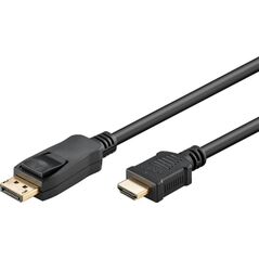 Kabel Goobay Goobay Videokabel 64836 DP auf HDMI 200cm schwarz