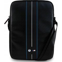 Etui na tablet BMW Torebka BMW BMTB10COMSCAKL 10" Carbon Blue Stripes czarny/black