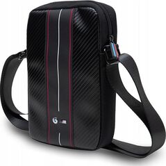 Etui na tablet BMW Torebka BMW BMTB10COMSCAKR 10" Carbon Red Stripes czarny/black