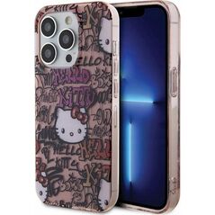 Sourcing Hello Kitty HKHCP14LHDGPTP iPhone 14 Pro 6.1" pink/pink hardcase IML Tags Graffiti