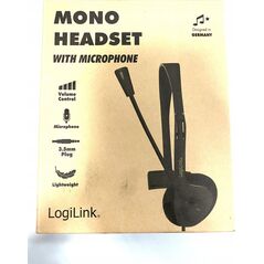 Słuchawki LogiLink Logilink Stereo-Headset, 1x 3,5-mm-Klinke Bügelmikro Eco-Box