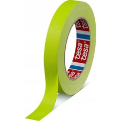 Tesa tesaband duct tape, 25m x 19mm, neon yellow