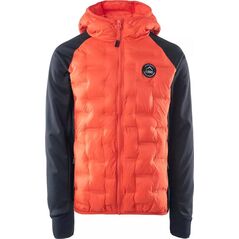 Elbrus Dziecięca kurtka przejściowa softshell z ociepleniem pikowana Elbrus Emini Tb pomarańczowo-czarna rozmiar 158
