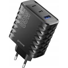 Ładowarka Sieciowa 230V Szybkie Ładowanie 65W 2 USB-C USB Typ-C + USB-A GAN / Speed Surge Gan 65W