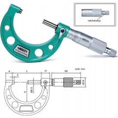 Insize MIKROMETR 25- 50 STANDARD /CERT. (Z)