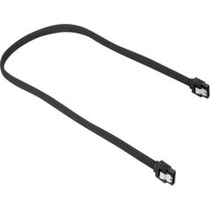 Sharkoon SATA - SATA, 0.6m, Czarny (4044951016693)