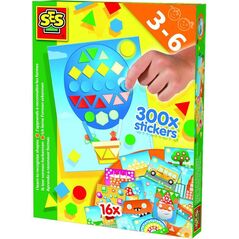 SES Zestaw do nauki wyklejania: Figury geometryczne