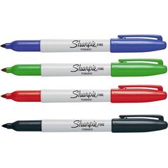 Sharpie MARKER PERMANENTNY SHARPIE FINE, CZERWONY