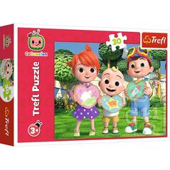 Trefl Puzzle 30 elementów Cocomelon Bawmy się razem