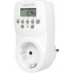 LogiLink Logilink Zeitschaltuhr, Digitaler Timer, Weiss