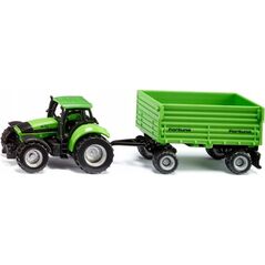 Siku SIKU 1606 Traktor DEUTZ-FAHR z przyczepą 2-osiową Fortuna