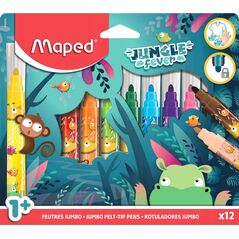 Maped *****Flamastry Jumbo Jungle Fever 12/pud 846900