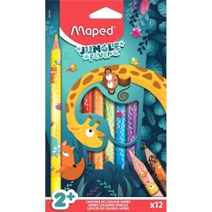 Maped *****Kredki Jumbo Jungle trójkątne 12/pud 863700