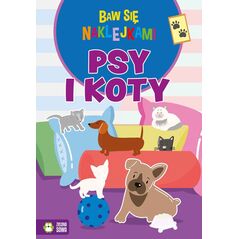 Zielona Sowa Baw się naklejkami Psy i koty NW 91789