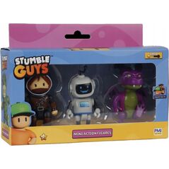 Figurka P.M.I STUMBLE GUYS S2 MINI ACTION FIGURES - 3 PACK VER.A