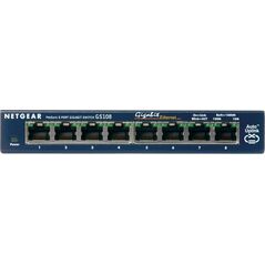 Switch NETGEAR NETGEAR ProSafe 8-Port Gigabit Desktop switch niezarządzalny Gigabit Ethernet (10/100/1000) Niebieski