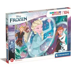 Clementoni Puzzle 104 elementy Super Kolor Kraina Lodu 2