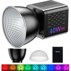 Ulanzi Lampa Led Rgb Gwint 1/4"" Studyjna Filmowa Oświetlenie Ciągłe Studio 2500-6500k Ulanzi / L024 / 40w