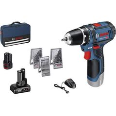 Wiertarko-wkrętarka Bosch GSR 12V-15 12 V 2 x akumulator 2 / 4 Ah (0615990G6L)