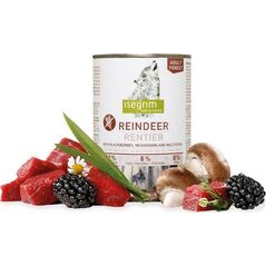 Isegrim Isegrim Adult Forest Reindeer - mokra karma dla dorosłych psów, czysty renifer z jeżynami, pieczarkami i dzikimi ziołami, 400g