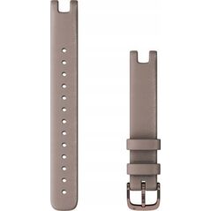 Garmin Pasek skórzany na nadgarstek - seria Lily (szarobeżowy / ciemnobrązowa sprzączka) (010-13068-A0)